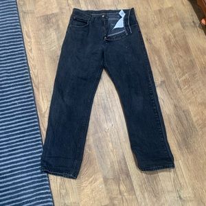 Red Cap Black Jeans, 32/34 MENS